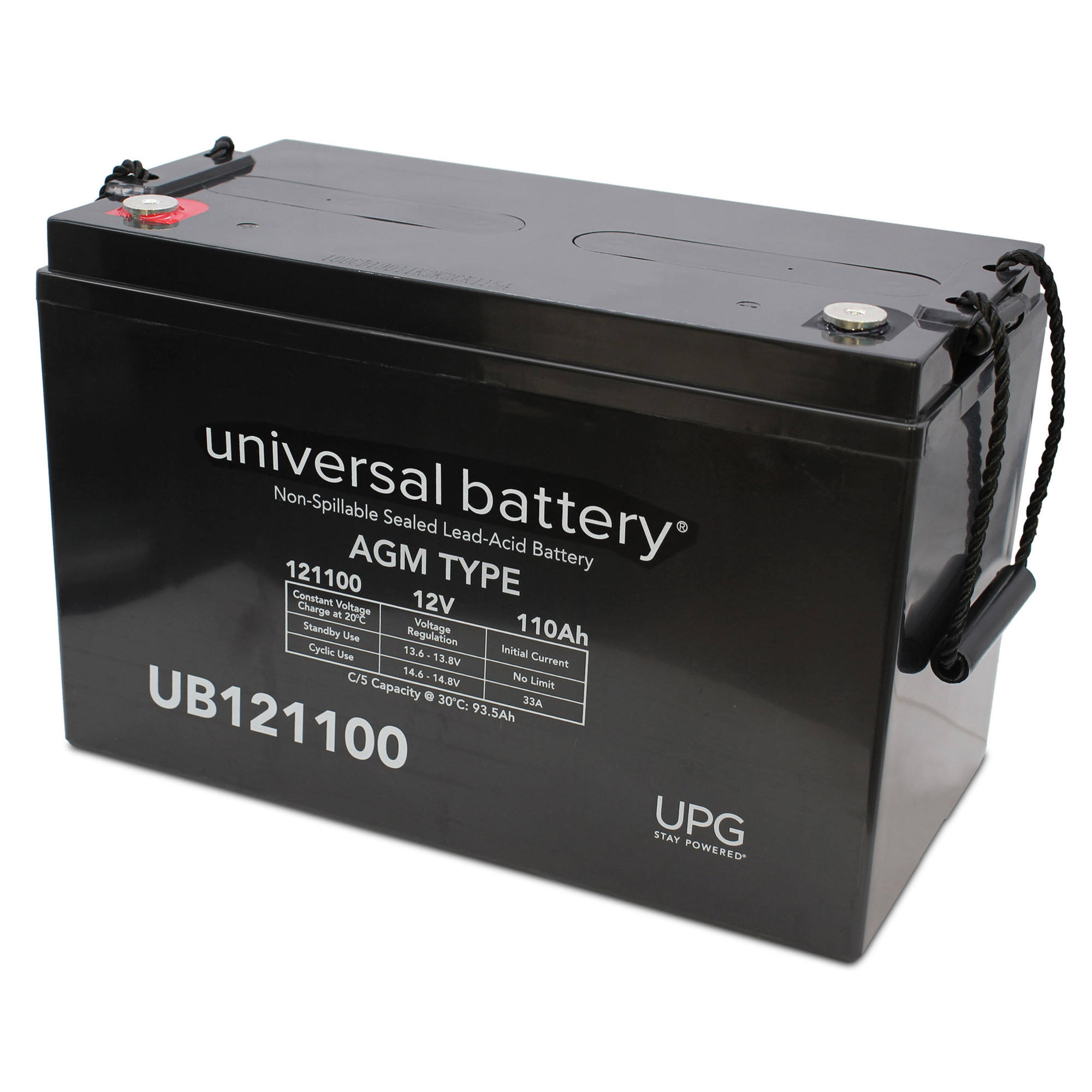 UPG Universal Sealed LeadAcid Battery, AGMtype, 12V, 12 Amps, Model
